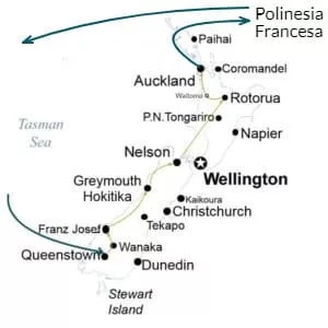 Viajes a Nueva Zelanda y Polinesia